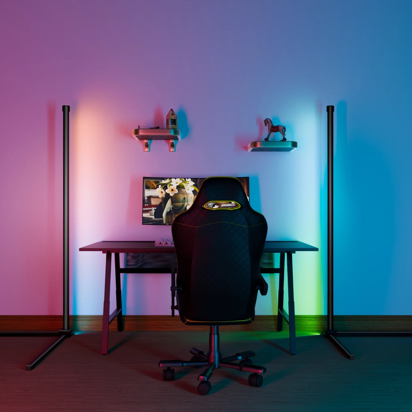 Smart RGB Floor Lamp with Music